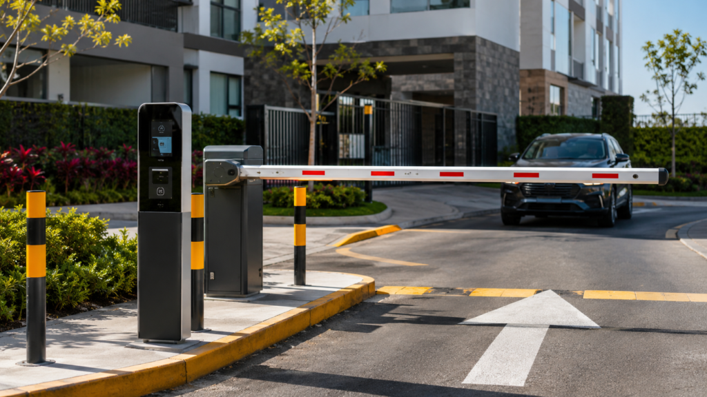 barreras vehiculares y plumas de acceso